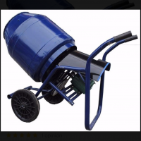 Hormigonera 140 litros REFORZADA rueda neumática CARREMAK