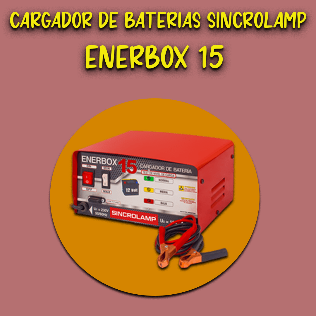 CARGADOR DE BATERIAS ENERBOX 15