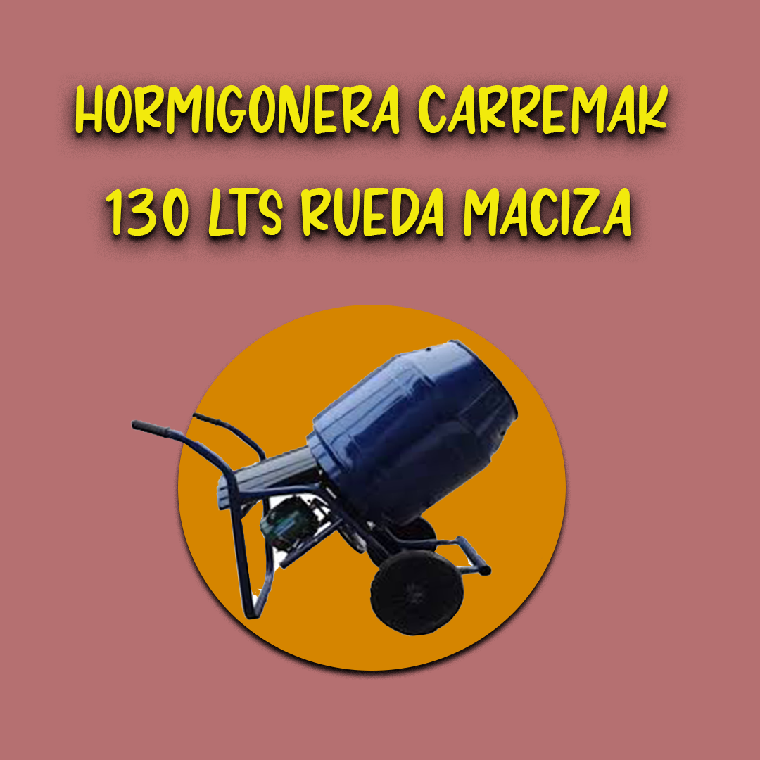 HORMIGONERA CARREMAK 130 LTS